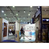 Павильон №2, стенд компании VEKA-Украина, спонсоры хокейной команды Барс и украинского ралли